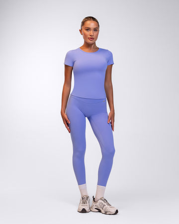 Luma Scrunch Leggings | Cornflower Blue