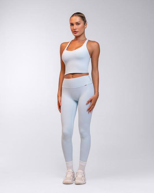 Luma Scrunch Leggings | Ice Blue