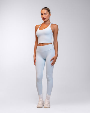 Aura Crop Top | Ice Blue