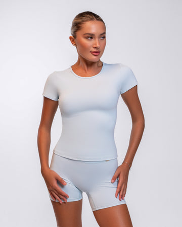 Auri Form Shorts | Ice Blue