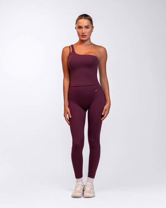 Asym Tank Top | Plum