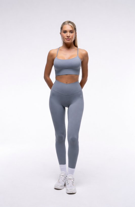 Kelly Sports Bra | Stone Blue