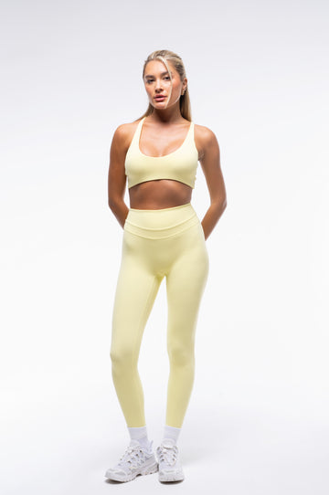 Zaya Sports Bra | Lemon