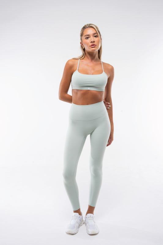 Hailey Sports Bra | Mint Aura
