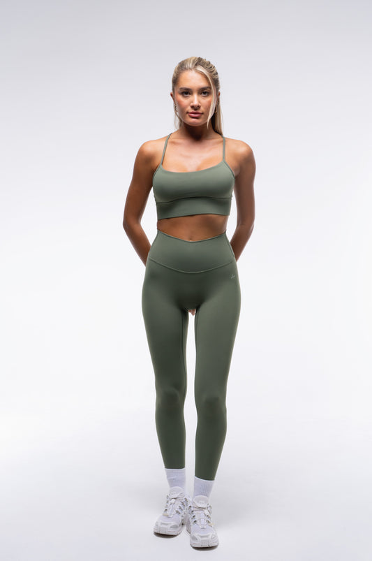 Kelly Sports Bra | Olive