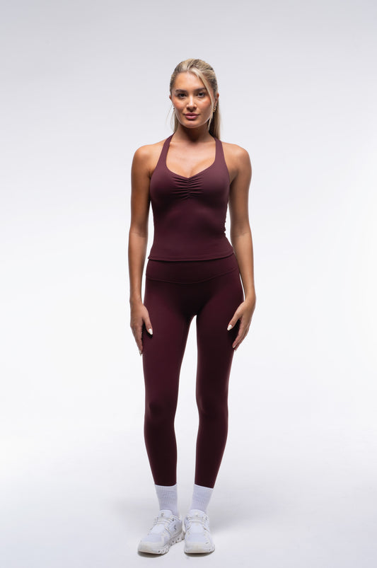 Kori Flow Leggings | Vintage Maroon