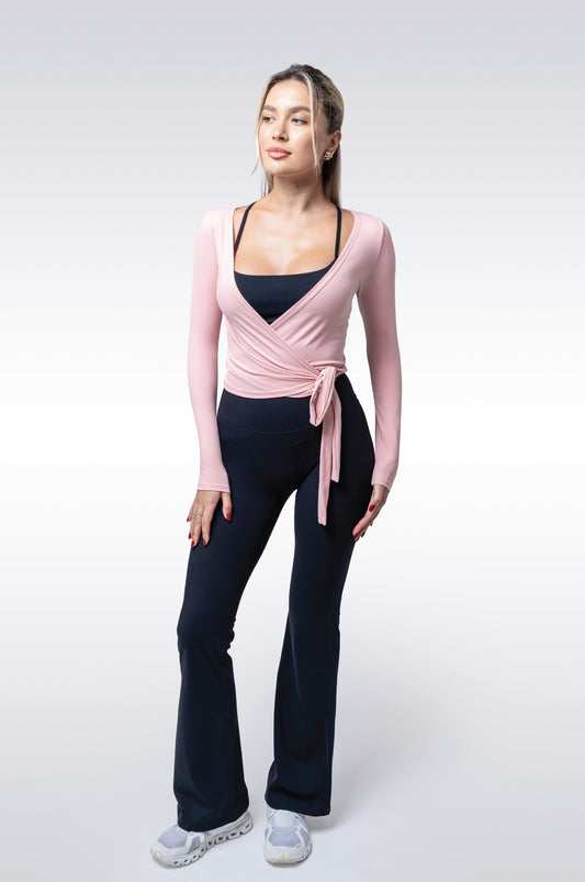 Kylie Wrap Top | Pink