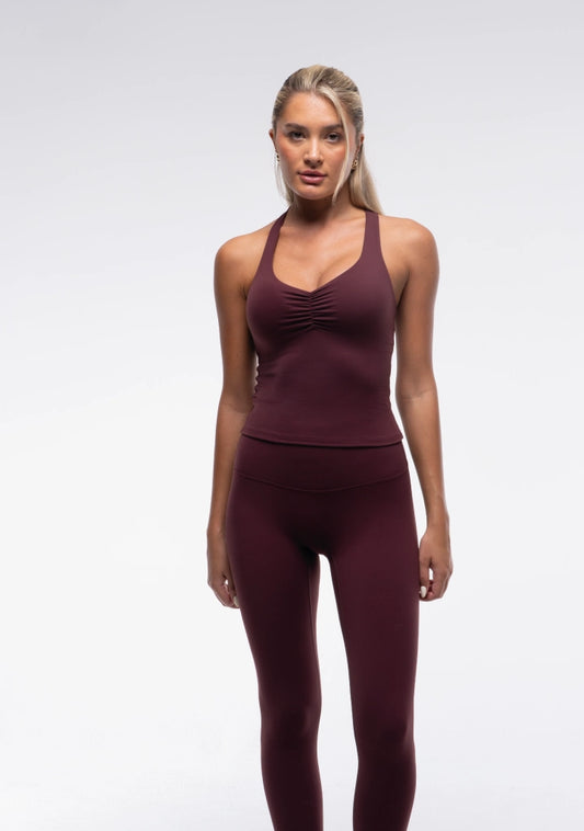 Lyra Ruched-Front Tank