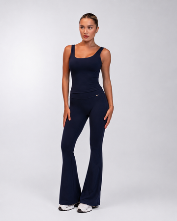 Sol Wide-Strap Tank | Dark Navy