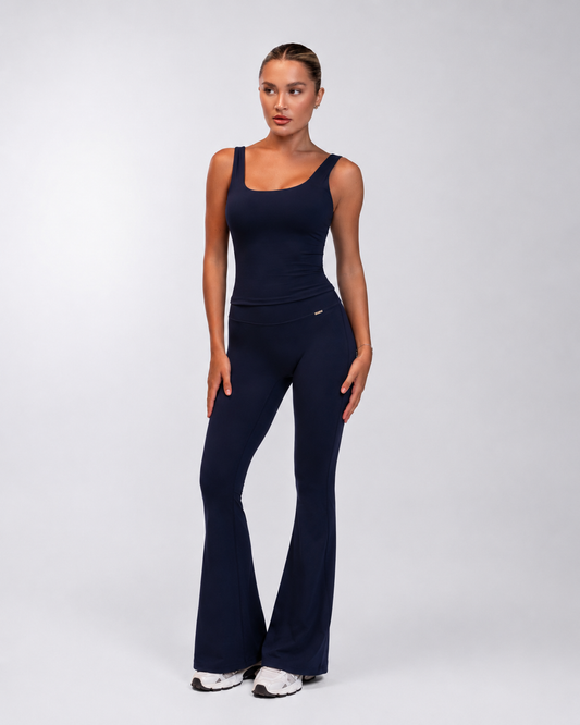 Sol Wide-Strap Tank | Dark Navy